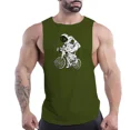 thumbnail image 5 of Ropa de gimnasio para hombre, camiseta sin mangas transpirable para las cuatro estaciones, camiseta sin mangas para baloncesto, moda para exteriores, ocio, secado rápido, Y2k Sport Fnaf, 5 of 5