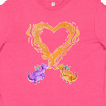 thumbnail image 4 of Inktastic Fire Heart Dragons Youth T-Shirt, 4 of 5