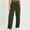 Army Green women's corduroy pants a1, variant on Women's Corduroy Straight Leg Trousers High Waisted Loose Casual Pants with Pockets Everyday Long Pants Vacation Travel Outfits, Khaki L
