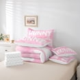 thumbnail image 6 of Erosebridal Hunny Bunny 7-Piece Twin Bedding Sets,Dreamy Princess Style Bedding Comforter Set For Girls Kids,Reversible, 6 of 7