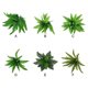 thumbnail image 4 of Plantas artificiales Billuyoard de bajo mantenimiento decoración del hogar Hoja persa 21 hojas, 4 of 6
