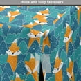 thumbnail image 4 of Fox Dog Crate Cover, Animal in a Winter Concept Snowy Weather, Easy to Use Pet Kennel Cover Small Dogs Puppies Kittens, 7 Sizes, Orange Sea Blue, by Ambesonne, 4 of 6