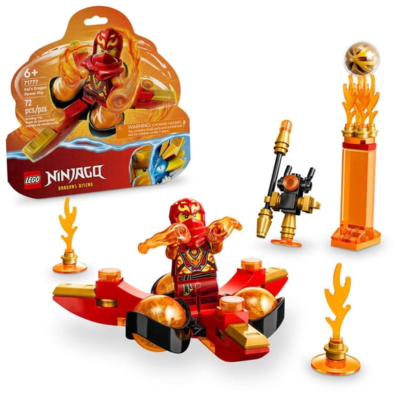 LEGO Ninjago Le saut Spinjitzu puissant du dragon de Kai 71777 Ensemble de construction (72 pièces)