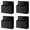 Black-4 PCs, variant on Magnetic Pen Holder, Adjustable Marker Rack, Whiteboard Storage Caddy 4.71.53.9Inch, Fridge Locker Mount For Assorted Stationery Tidy Organize,White