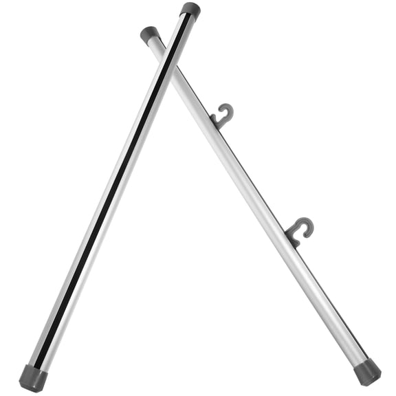 BESTOYARD 2Pcs Alloy Dowel Poster Hanger Frame with Convenient Clip Design