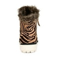 thumbnail image 3 of Journee Womens Jezzy Double Zip Wedge Cold Weather Booties, 3 of 9