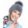 thumbnail image 2 of POSH PLUS KNIT HAT TEAL, 2 of 2
