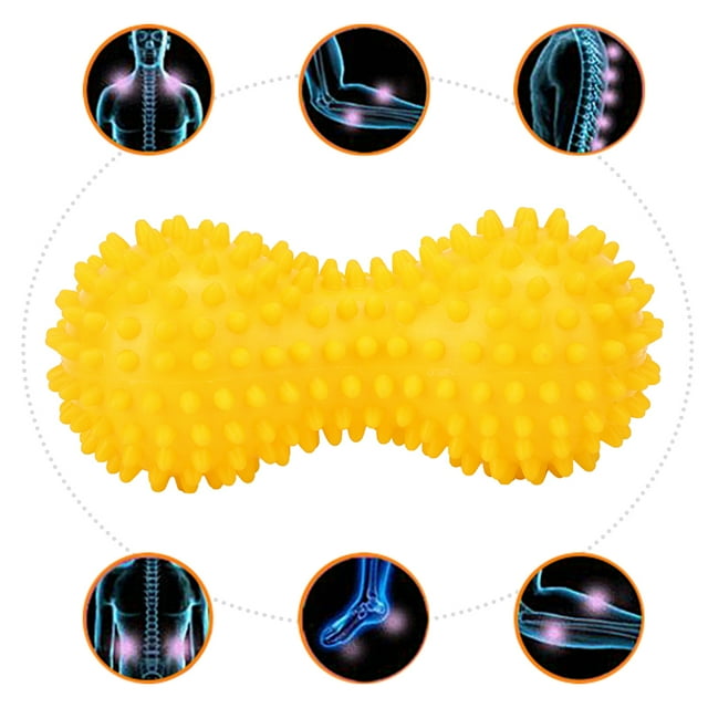 Bola de Masaje, MasAJE de Bolas de Maní Pvc Spiky Masaje Bola Fascia Planta Pedis Bola de Relajación Bola de Masaje de Maní Para Fitness Yoga