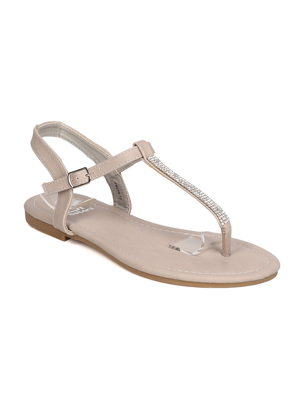 t strap flat heel sandals