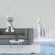 thumbnail image 2 of Estatua de nórdica, figura moderna de cerámica y , adorno decorativo para estantería, entrada, sala de estar, porche, armario, esc, 2 of 8