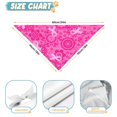 thumbnail image 6 of Dog Bandana 1 Pack,Pink Ribbon Pattern Bandanas for Dogs,Cat Bandana,Small/ Large Dog Bandana 2 Size,Dog Bandanas Girl Boy, 6 of 6