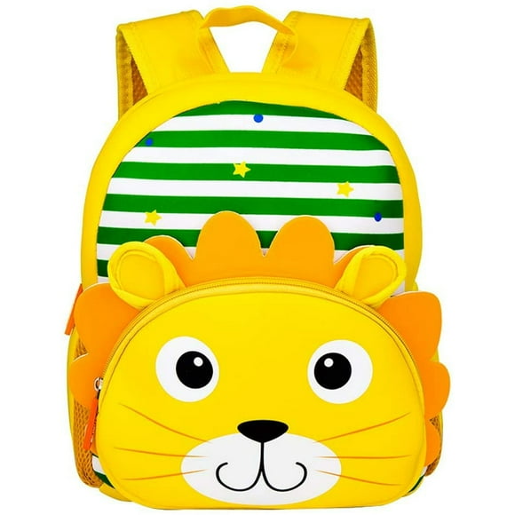 Waterproof kids backpack kindergarten bag kids backpack toddler school daypack for preschool kindergarten school travel etc (lion)