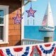 thumbnail image 4 of Decoraciones para el Día de los Caídos, decoraciones para el 4 de julio, decoraciones patrióticas, colgante de carillón de viento con forma de estrella del Día de la Independencia, decoración colgante, 4 of 6