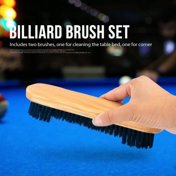 Ccdes 2pcs Billiards Pool Clean Brush For Table Rail Cleaning, Billiard