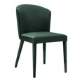 thumbnail image 1 of TOV Furniture Metropolitan 19.5" Transitional Velvet Dining Chair in Green, 1 of 6
