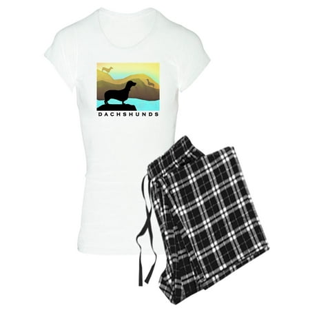

CafePress - Dachshunds By The Sea - Women s Light Pajamas