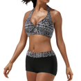 thumbnail image 1 of Gibobby Traje de Baño Sexy Bikini Bikini sexy 2023 Traje de baño Mujer Traje de baño Push Up Bikini Set Tanga Traje de baño brasileño Ropa de playa(Negro,XL), 1 of 5