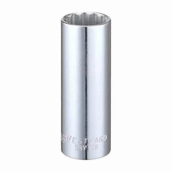 Westward 3/8 in Drive, 11/16" Torx(R) SAE Socket, 12 Points 53YT78