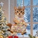 thumbnail image 4 of Adornos Colgantes Navideños de Acrílico | Decoraciones Navideñas Impresas a Doble Cara de 8 Cm para Familiares y Compañeros de Trabajo | Regalos Duraderos para Decorar El Árbol de Navidad | Accesorio, 4 of 6