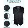 thumbnail image 3 of S.H. Churchill & Co. Men's 4 Piece Vest Set, with Bow Tie, Neck Tie, and Pocket Square, 3 of 7