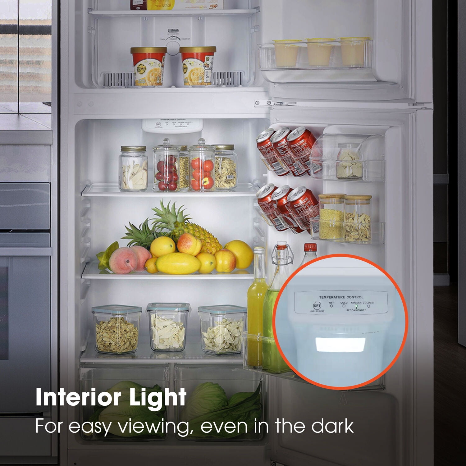 Magic Chef 10.1-cu. ft. Refrigerator with Top Freezer in White