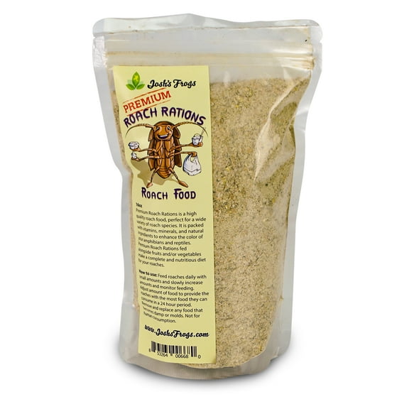 Josh's Frogs Roach Rations Premium Roach Gutloading Food for Reptiles (24 oz)