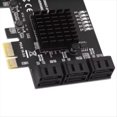 thumbnail image 5 of Controlador PCIE 1X A 6 Puertos 3.0 PCI e, Tarjeta de Expansión Multiplicadora PCI Express, Tarjeta Vertical Adicional de 6 Gbps., 5 of 5