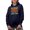Navy Blue, variant on I'm Almost a Millionaire, I Have All the Zeros, Now I Just Need a One - Joke Quote, Black Hooded Sweatshirt or Hoodie, XL
