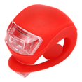thumbnail image 4 of 3uds. Luz De Silicona Bicicleta Delantera Impermeable Accesorios De Bicicleta Rojo 2 Piezas, 4 of 4