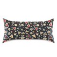 thumbnail image 3 of Haosy Satin Pillowcase for Hair and Skin Standard Cooling Silk Pillow Case with Envelope Closure Irregular Triangle Circle 20"x26", 3 of 9