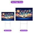 thumbnail image 5 of Happy New Year with Pitbull Fireworks Holiday Xmas Winter 2025 Yard Sign Terrier Dog Lover Outdoor Home Lawn Garden Porch Decor - 00025, 5 of 5