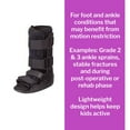 thumbnail image 5 of Ossur Black Walking Boot Surgical Shoe for Children, for Right or Left Foot, Medium, 1 Ct, 5 of 5