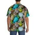 thumbnail image 5 of Haiem Easter Egg1 Men's Casual Shirts Short Sleeve Button Down Shirts Fashion Textured Summer Beach Shirt-3X-Large, 5 of 7