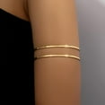 thumbnail image 3 of Arm Cuff Gold Cuff Jewelry for Women Upper Arm Bracelet Trendy Bangle Bracelets Armband Jewelry, 3 of 12