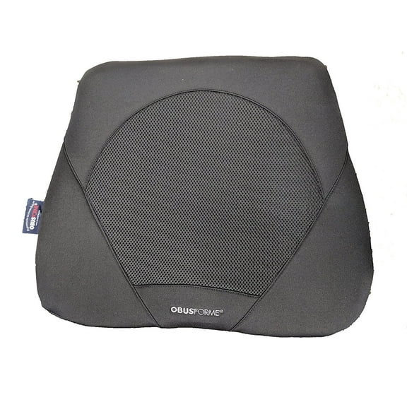 ObusForme Gel Seat Cushion – Memory Foam Seat Cushion and Posture Support, Contoured Ergonomic Design for Soothing Relief, Soft Gel Insert and Mesh Panel