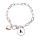thumbnail image 1 of Pulsera de cadena de corazón Joe Blue Unbranded Joyería encanto moda 7.5 pulgadas, 1 of 3