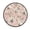 Small White and Pink Flowers, variant on 36.2 Inch Round Floor Mat Small White and Pink Flowers Carpet Decor Rug for Living Room Bedroom