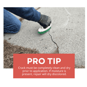 Rapid Patch Hairline Crack Repair - Urethane Hardware Adhesive, 9.5 Fl Oz, Comfortable Grip for Concrete, Brick
