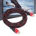 thumbnail image 3 of Cable de nailon HDMI 1080P HD de alta velocidad de 5 m/16,40 pies con conexión chapada en oro para cable digital Ethernet, 3 of 7