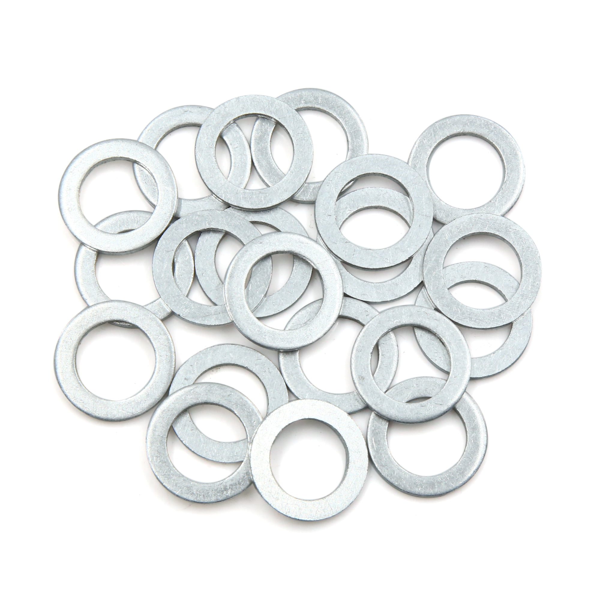 10 Pack 14MM Aluminum Oil Drain Plug Washer Gaskets 
