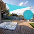 thumbnail image 2 of Voile d'Ombrage Imperméable 3x4x5m Auvent Triangulaire pour Piscine, 2 of 5