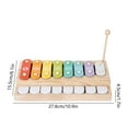 thumbnail image 3 of SCNOR Wooden Xylophone for Kids - Hand-Tapping Piano Toy with Drumsticks & Music Scores, Educational Musical Instrument for Toddlers 3+, Colorful Traditional Chinese Wooden Toy, 3 of 6