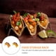 thumbnail image 3 of KAKOWELY 24 soportes para tacos con forma ondulada, fáciles de llenar, para comida mexicana, para restaurantes, cafeterías y bares (colores variados), 3 of 4