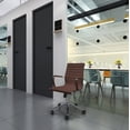 thumbnail image 6 of 2xhome Ergonomic Executive Chair Mid back PU Leather With Arm Rest Tilt Adjustable Height With Wheels Arms Ergonomic Swivel Task Lumbar Support Mid Century, Set of 1, 1 piece, 6 of 12