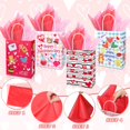 thumbnail image 5 of 12 Pack Valentines Day Gift Bags with Handles and Tissue Paper, Valentines Goodie Bags Gift Wrapping Bags for Valentines Day Party Supplies, 5 of 7