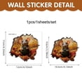 thumbnail image 3 of Adhesivos de pared con vista a ventana, paisaje panorámico, granja, 12 x 11 cm, 3 of 3