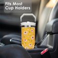 thumbnail image 6 of 30 oz Daisy Flip Straw Tumbler with Top Handle for Daisy Lover Insulated Resuable Vacuum Tumbler with Flip Straw and Handle for Home Office Car Dishwasher Safe Daisy, 6 of 6