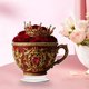 thumbnail image 4 of CaiYueKe Romantic Heart Teacup Acrylic Ornament Decorative Gift for Couples Valentine's Day Anniversary Wedding Home Decor Kitchen Desk Tabletop Decoration Love Present Souvenir Collectible, 4 of 9