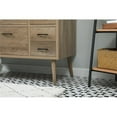 thumbnail image 5 of Elegant Decor Boise 48" Aluminum MDF Single Bathroom Vanity in Natural Oak, 5 of 8