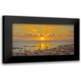 thumbnail image 1 of Adamov, Alexey 18x11 Black Modern Framed Museum Art Print Titled - Evening by the Sea, 1 of 5